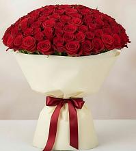 Букет 101 Красная роза Милано в Ильинское