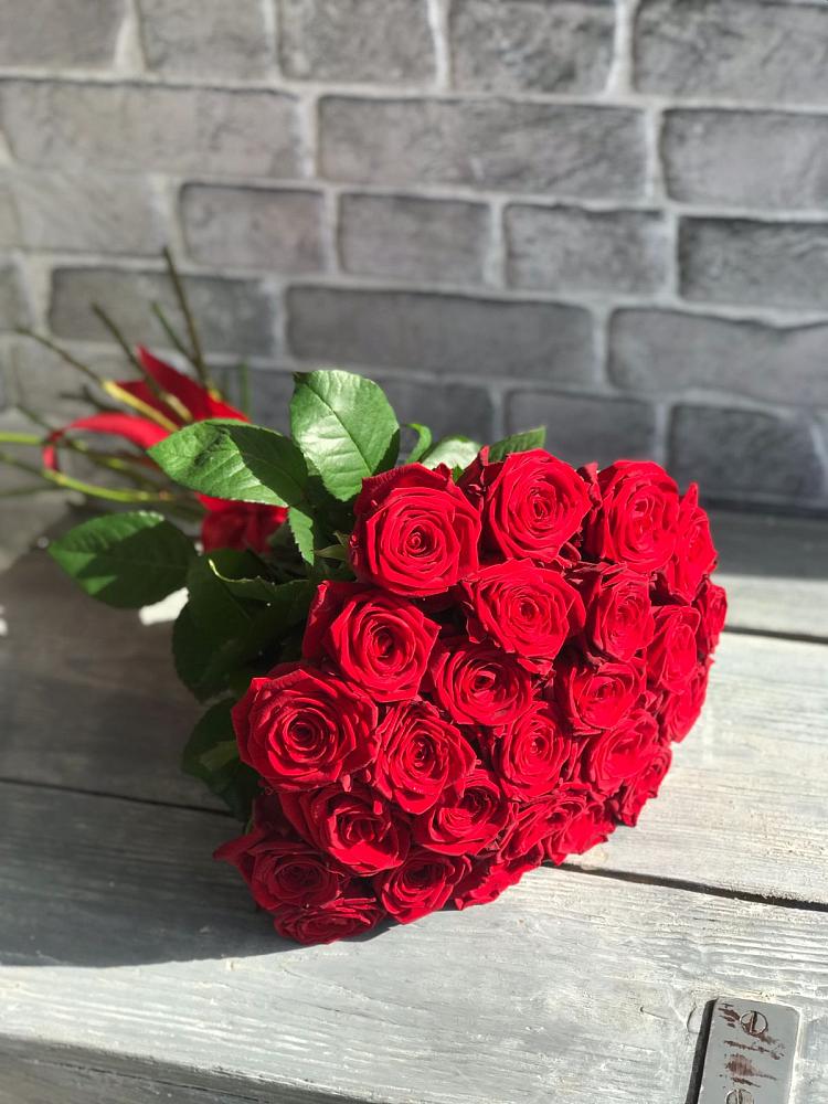 Букет Красные розы Фридом в Ильинское