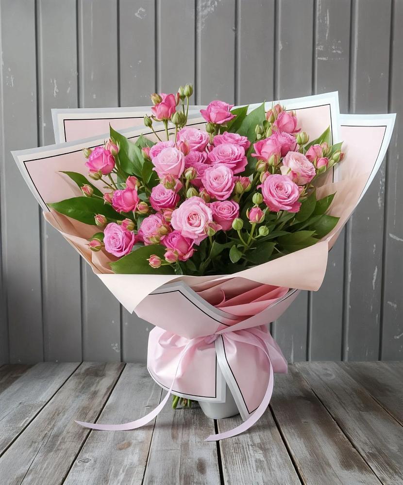 Букет Розовый кустик в Ильинское