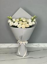 Букет цветов из:  Розы и Лизиантусы в Ильинское